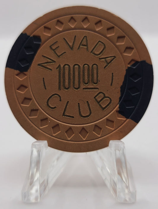 Nevada Club Reno Nevada 1940's $100 Chip N5269