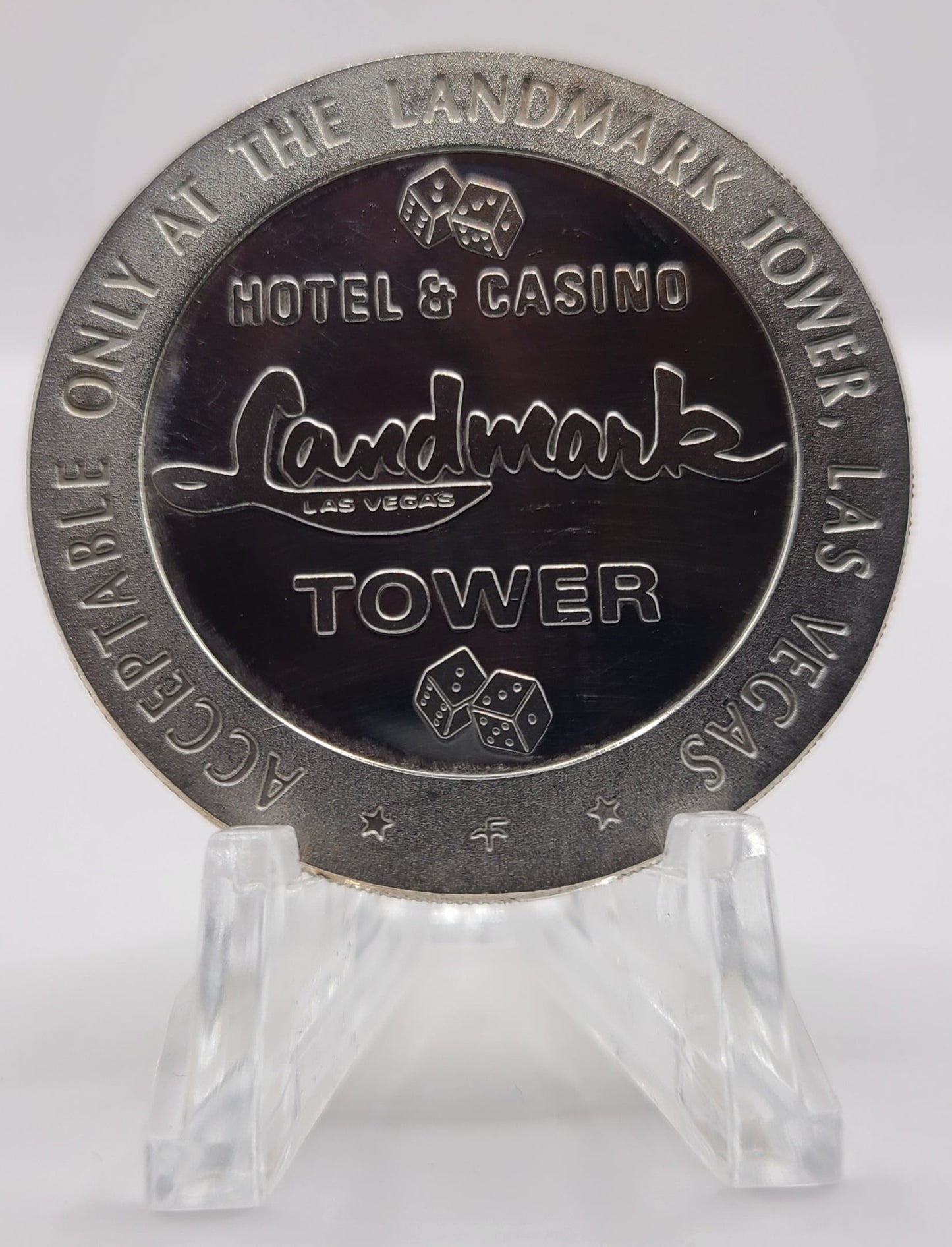 Landmark Hotel Casino Las Vegas NV 1967 $2 Gaming Token