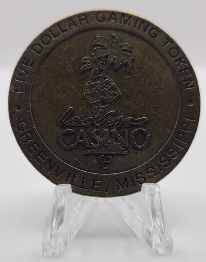 Las Vegas "Riverboat" Casino Greenville MS $5 Gaming Token