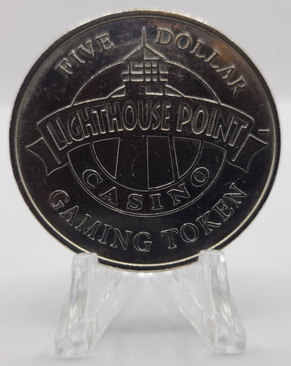 Lighthouse Point "Riverboat" Casino Greenville MS $5 Gaming Token