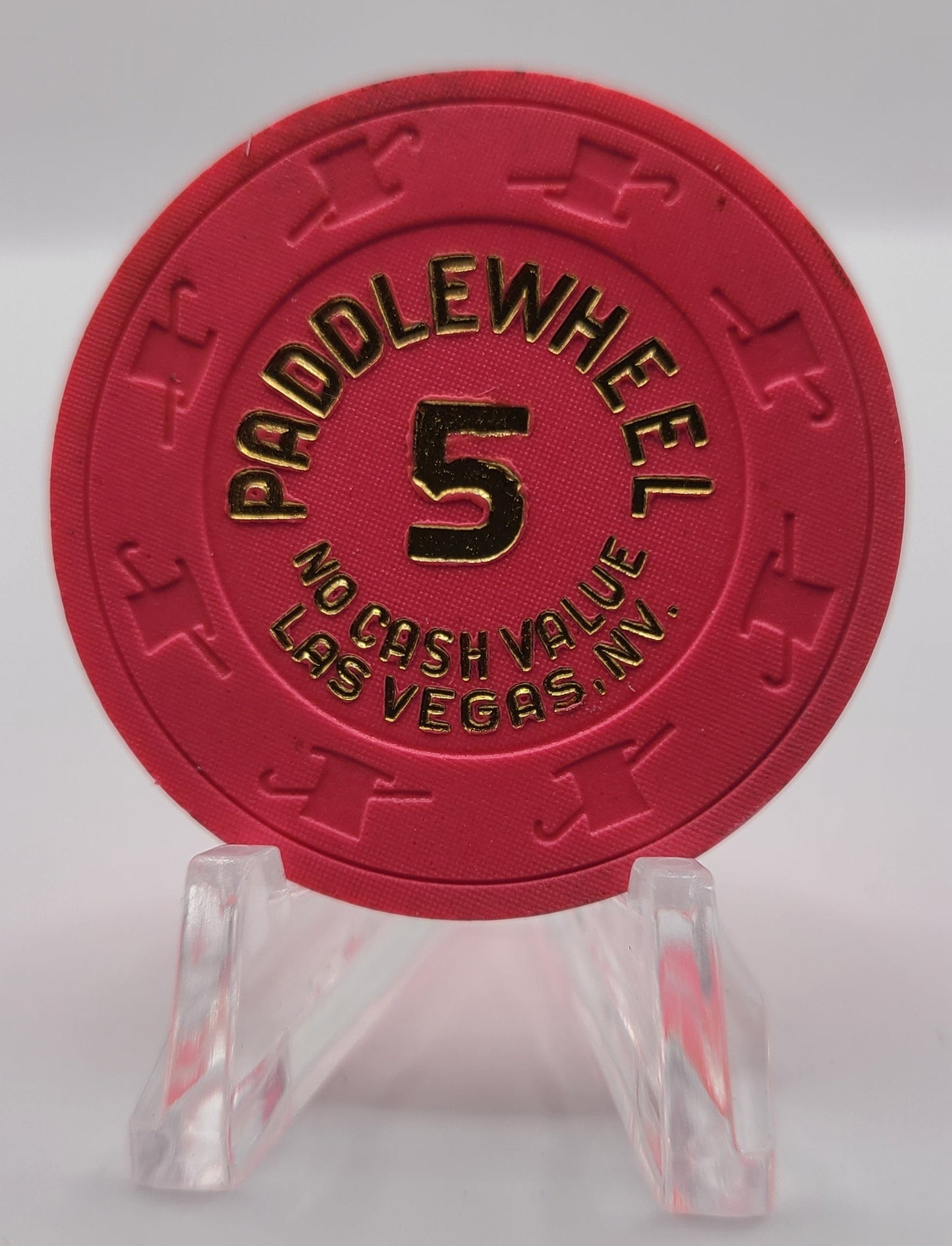 Paddlewheel Casino Las Vegas Nevada 1988 NCV 5 Chip N2794