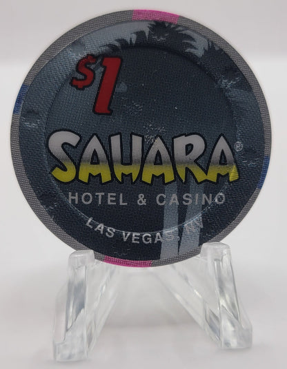 Sahara Hotel Casino Las Vegas Nevada 2004 $1 Chip E3431 "UNCIRCULATED"