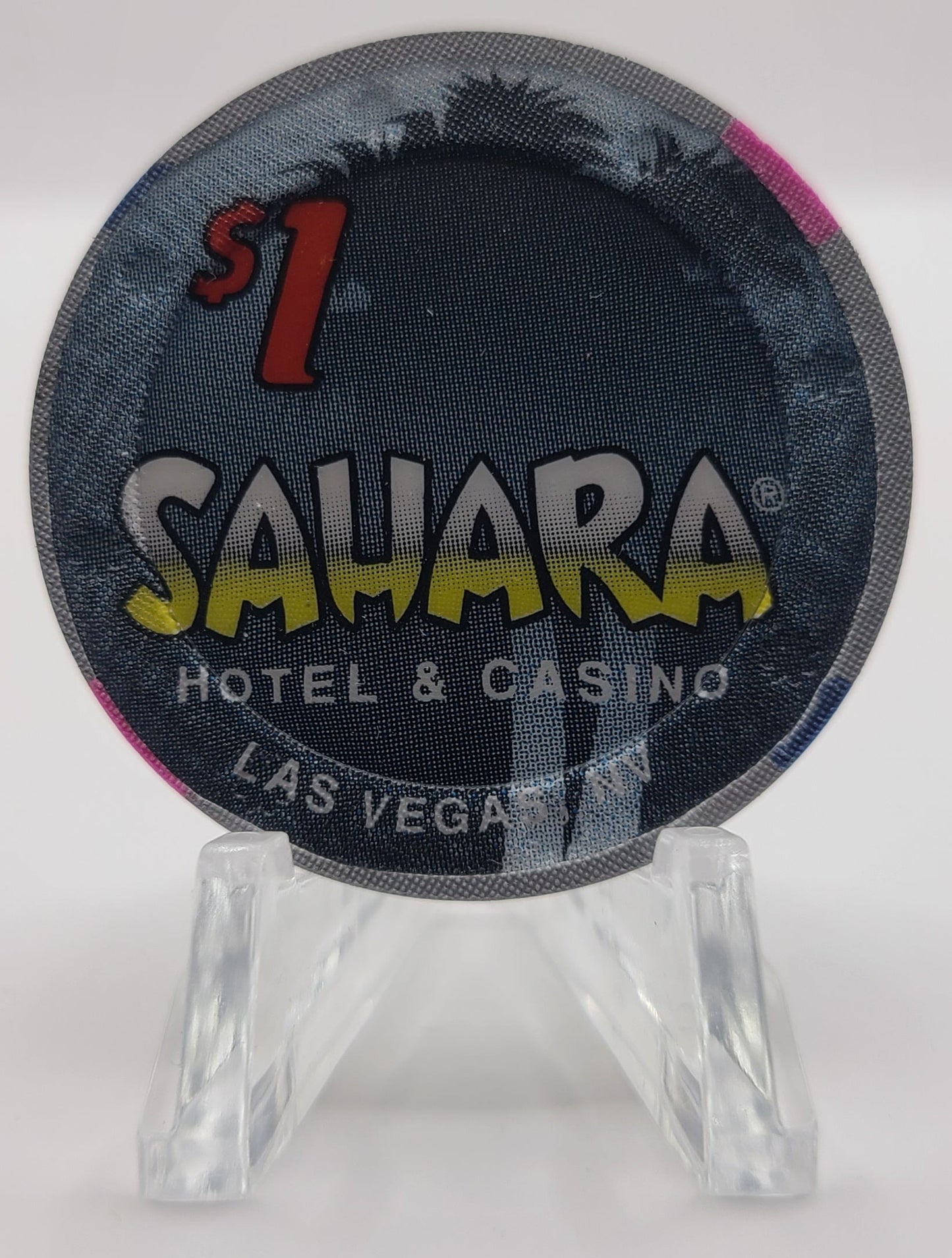 Sahara Hotel Casino Las Vegas Nevada 2004 $1 Chip E3431 "UNCIRCULATED"