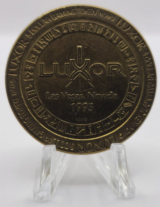 Luxor Hotel Casino Las Vegas NV 1993 $5 Gaming Token