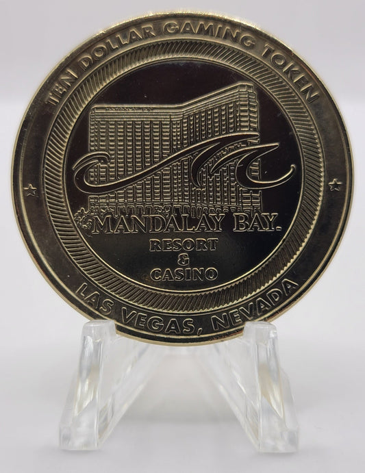 Mandalay Bay Resort Casino Las Vegas NV 1999 $10 Gaming Token