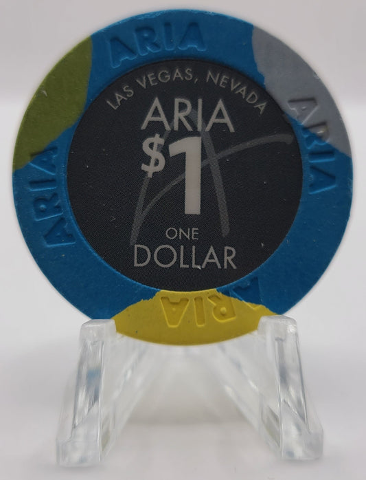 Aria Hotel Casino Las Vegas Nevada 2009 $1 Chip E9220