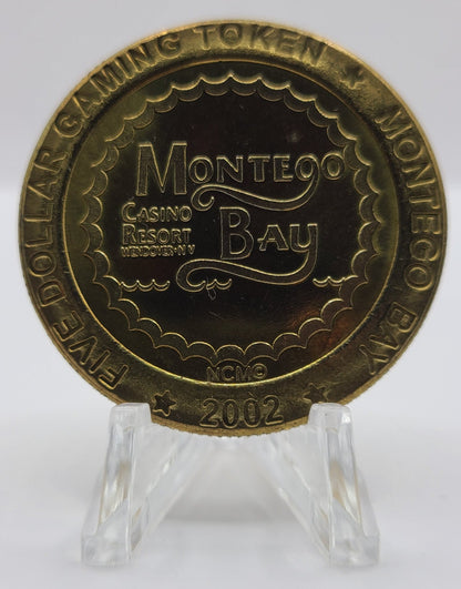 Montego Bay Casino Wendover NV 2002 $5 Gaming Token