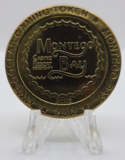 Montego Bay Casino Wendover NV 2002 $5 Gaming Token