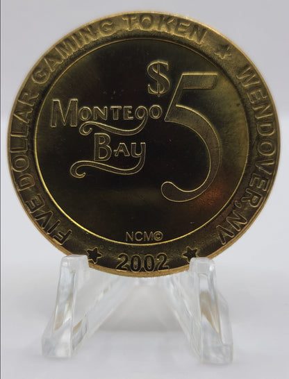 Montego Bay Casino Wendover NV 2002 $5 Gaming Token