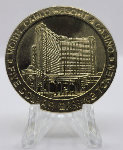 Monte Carlo Resort Casino Las Vegas NV $5 Gaming Token