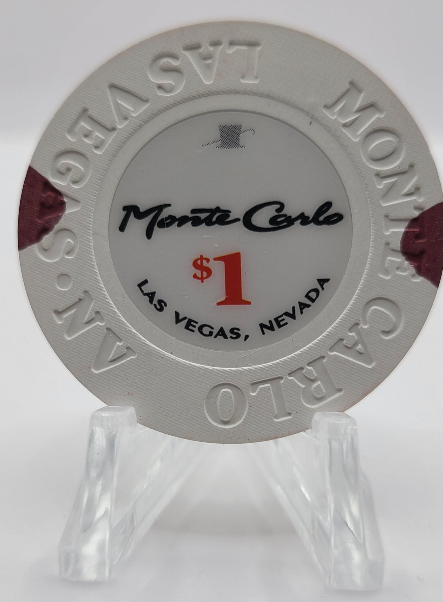 Monte Carlo Resort & Casino Las Vegas Nevada 2012 $1 Chip D0688 "UNCIRCULATED"