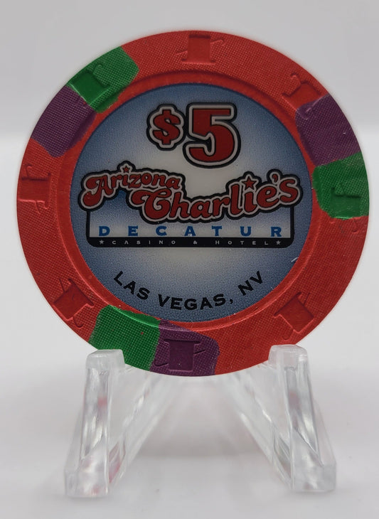 Arizona Charlie's West Decatur Casino Las Vegas Nevada 2007 $5 Chip