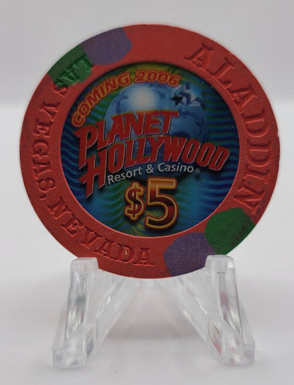 Aladdin Resort & Casino Las Vegas Nevada 2005 $5 Chip E4124