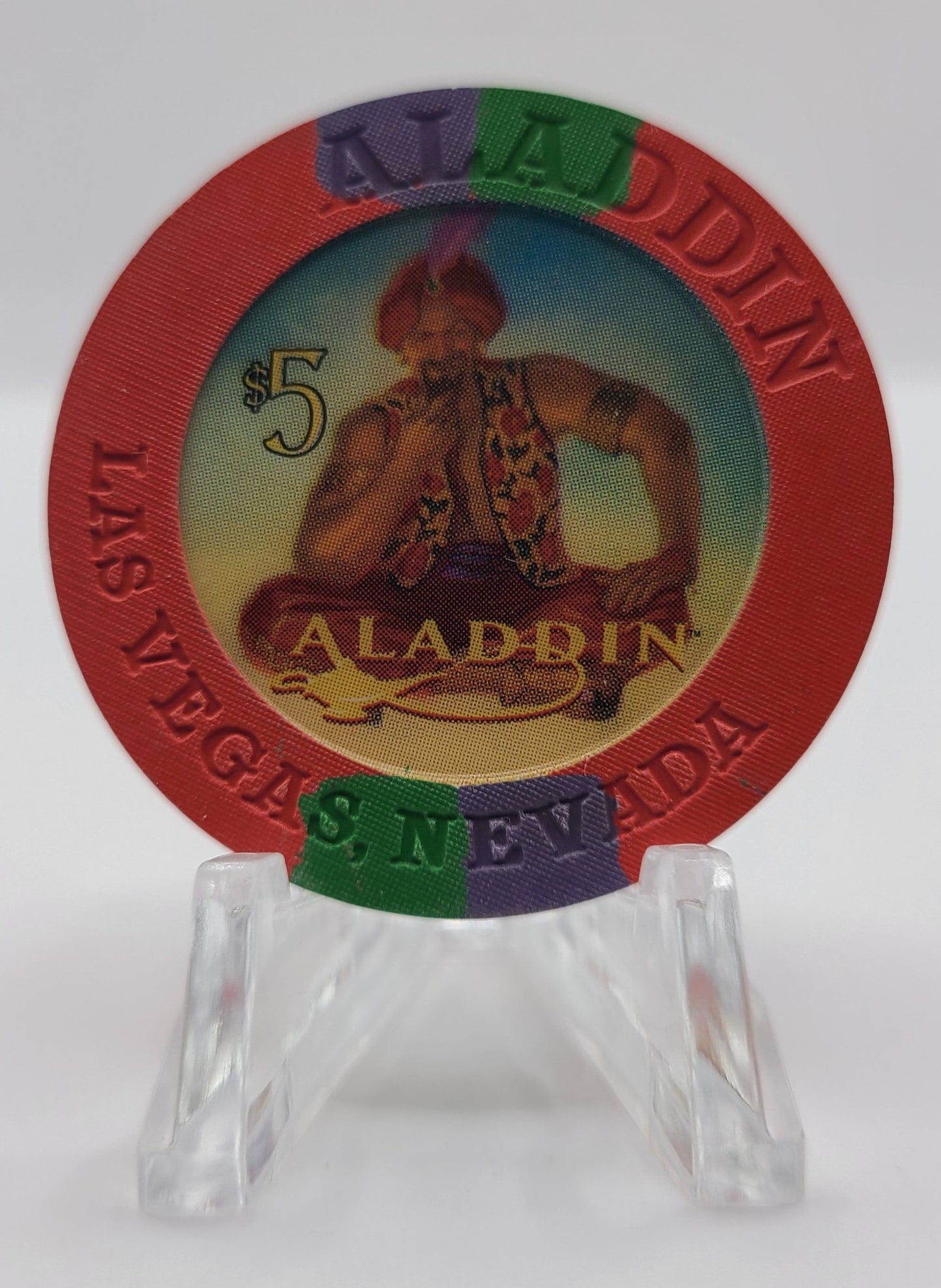 Aladdin Resort Casino Las Vegas Nevada 2000 $5 Chip V7143