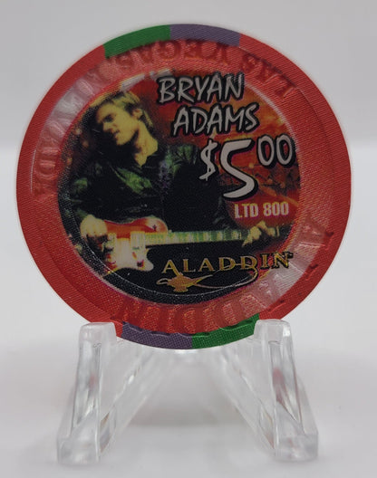 Aladdin Resort Casino Las Vegas Nevada 2001 $5 Chip V7811