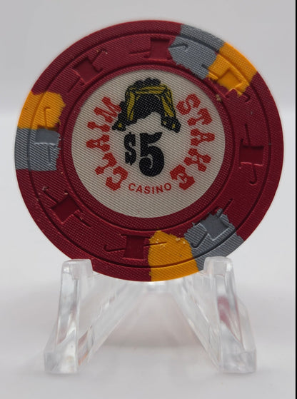 Claim Stake Casino Sparks Nevada 1979 $5 Chip N5019