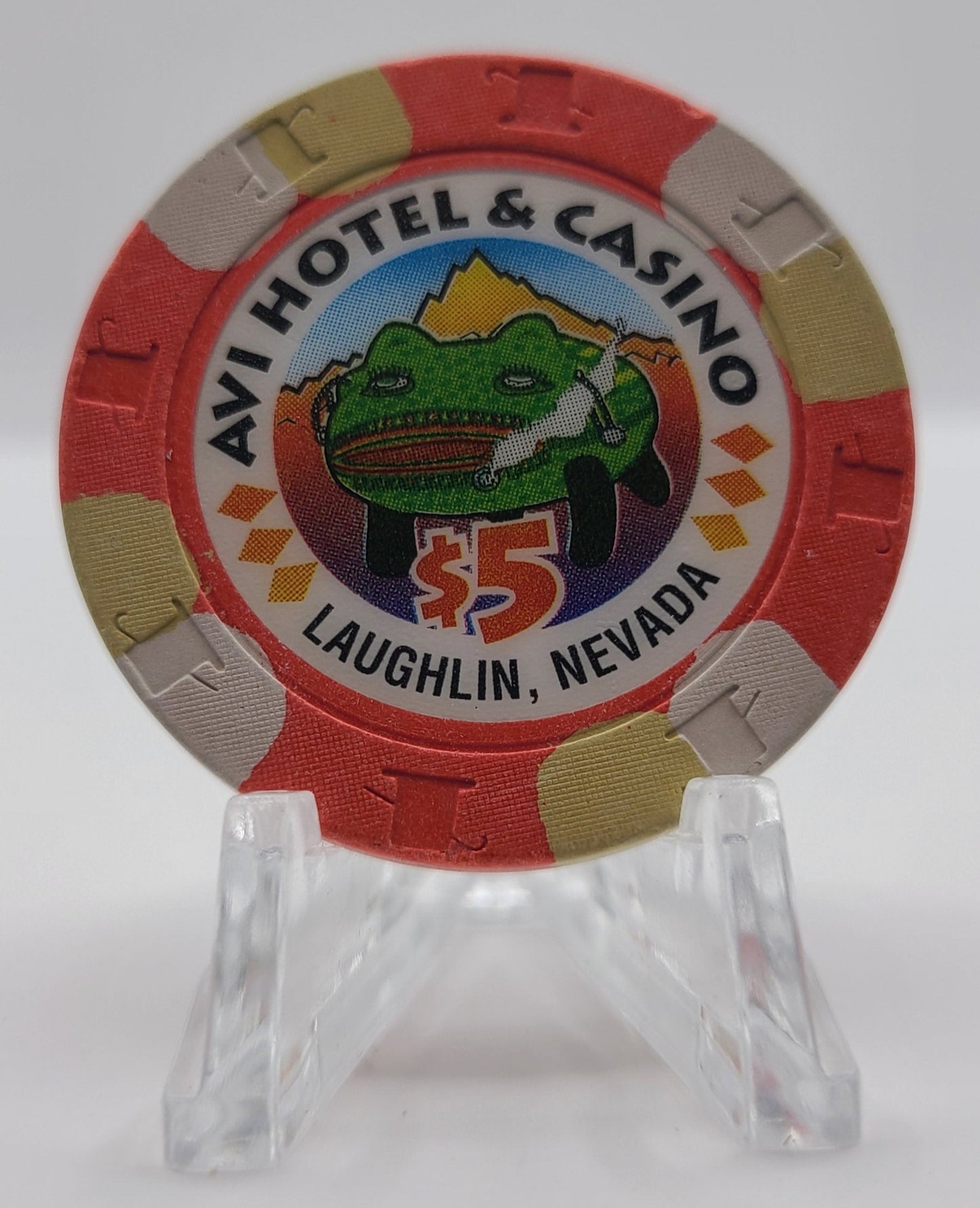 Avi Casino Laughlin Nevada 1995 $5 Chip N2652