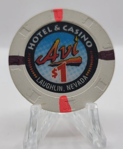 Avi Casino Laughlin Nevada 1995 $1 Chip N1172