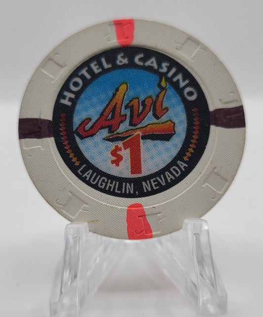 Avi Casino Laughlin Nevada 1995 $1 Chip N1172