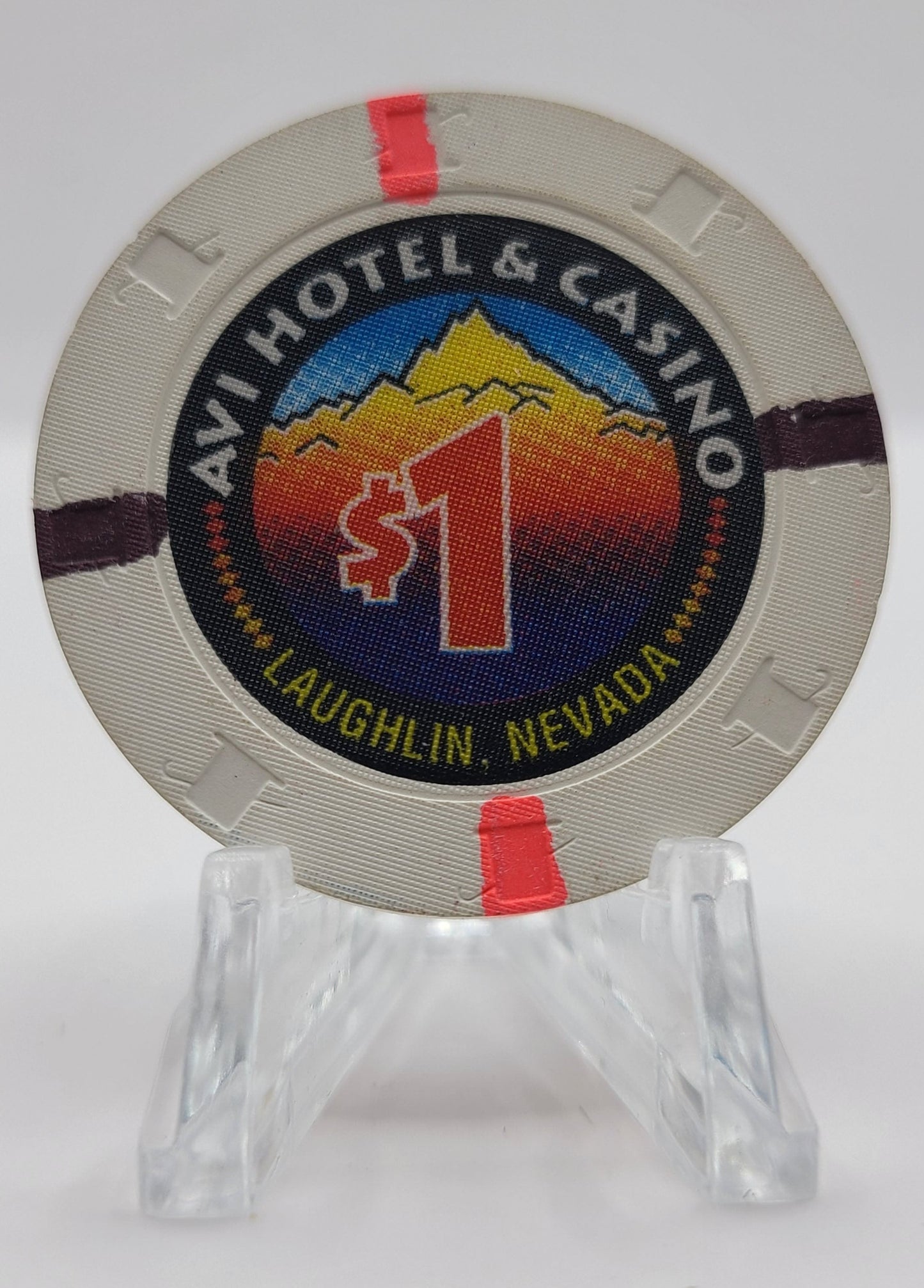 Avi Casino Laughlin Nevada 1995 $1 Chip N1172