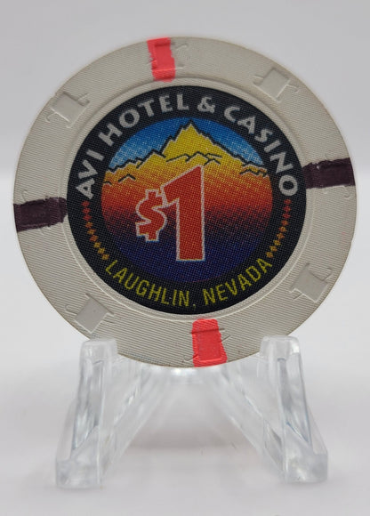 Avi Casino Laughlin Nevada 1995 $1 Chip N1172