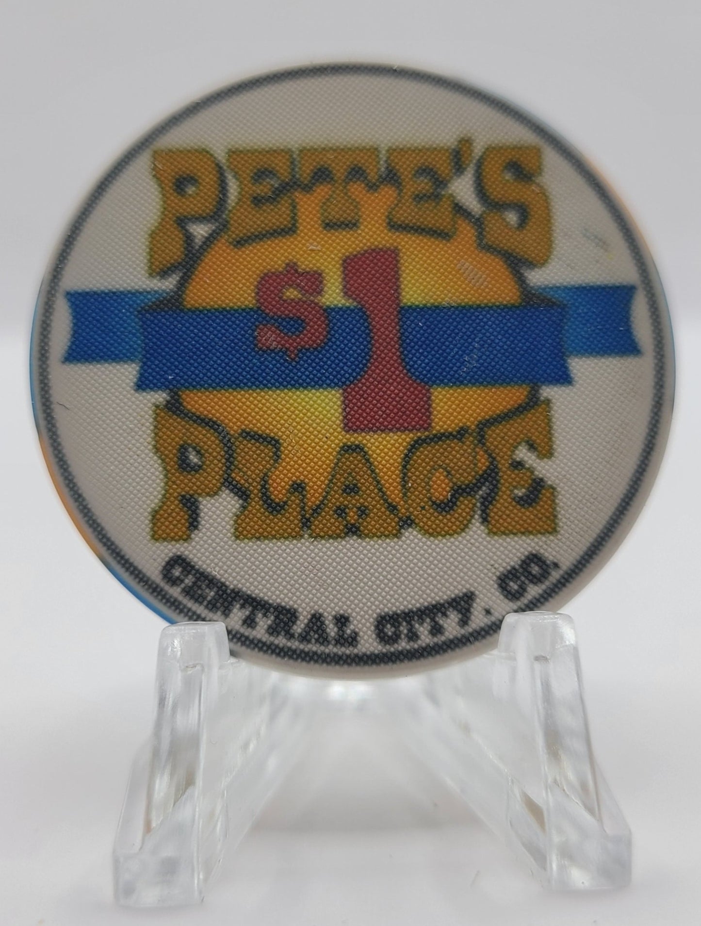 Pete's Place Central City Colorado 1993 $1 Chip