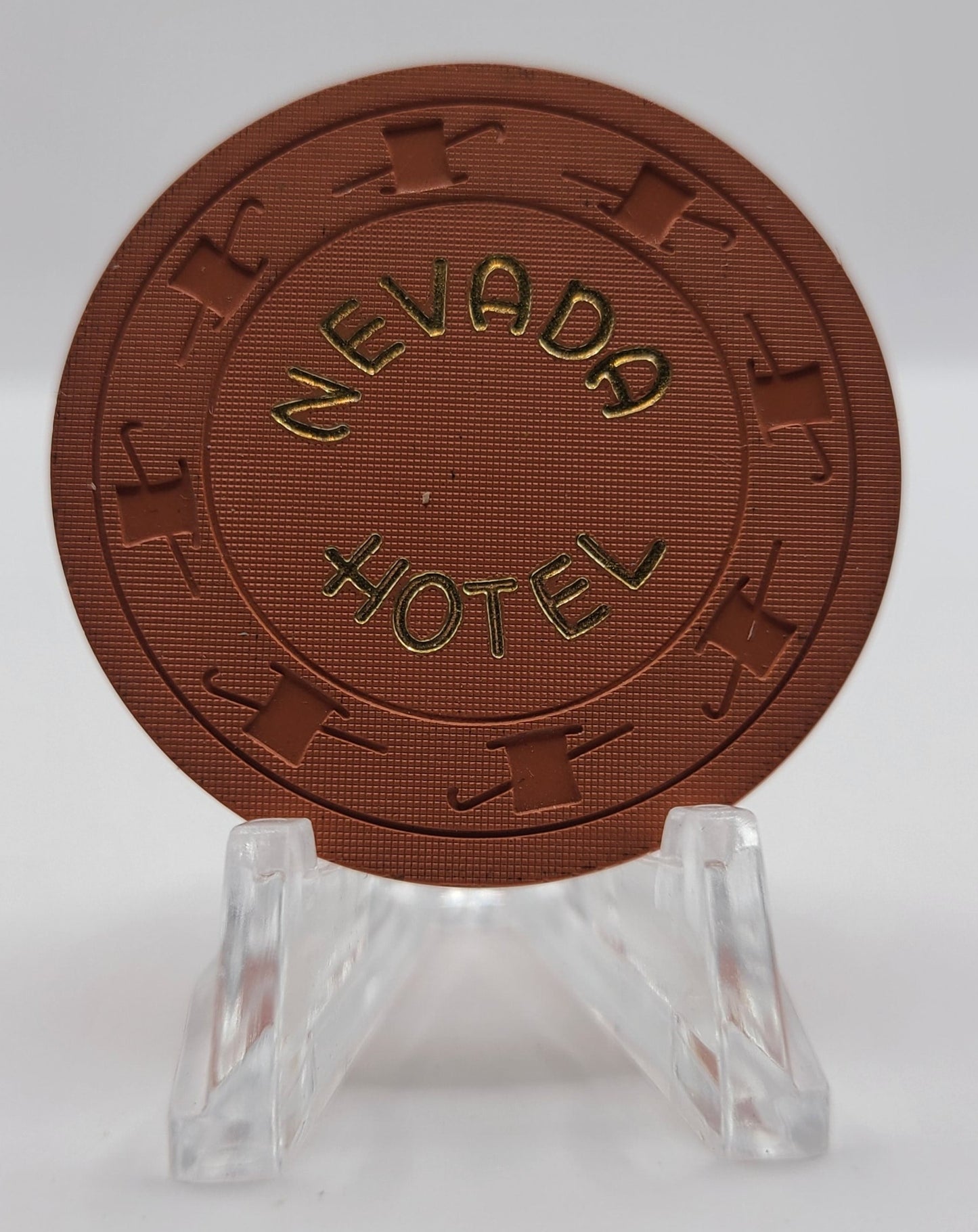 Hotel Nevada Casino Ely Nevada 1950 " UNCIRCULATED" Roulette Chip N9988