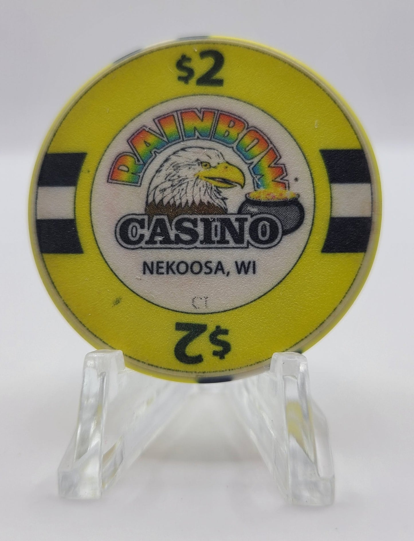 Rainbow Casino Nekoosa Wisconsin $2 Chip