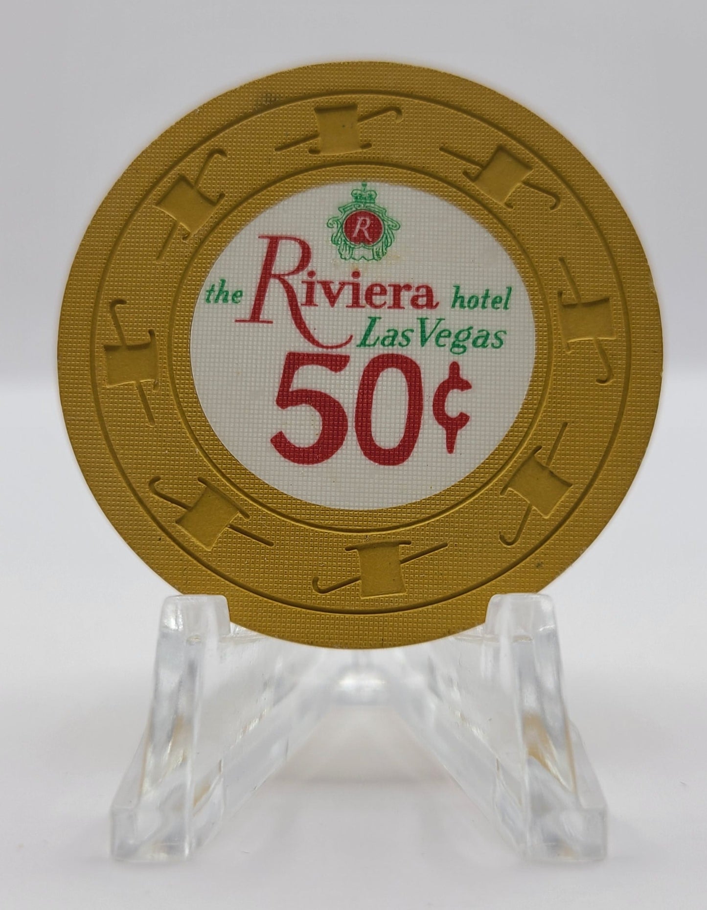 Riviera Casino Las Vegas Nevada 1969 $.50 Chip N3933