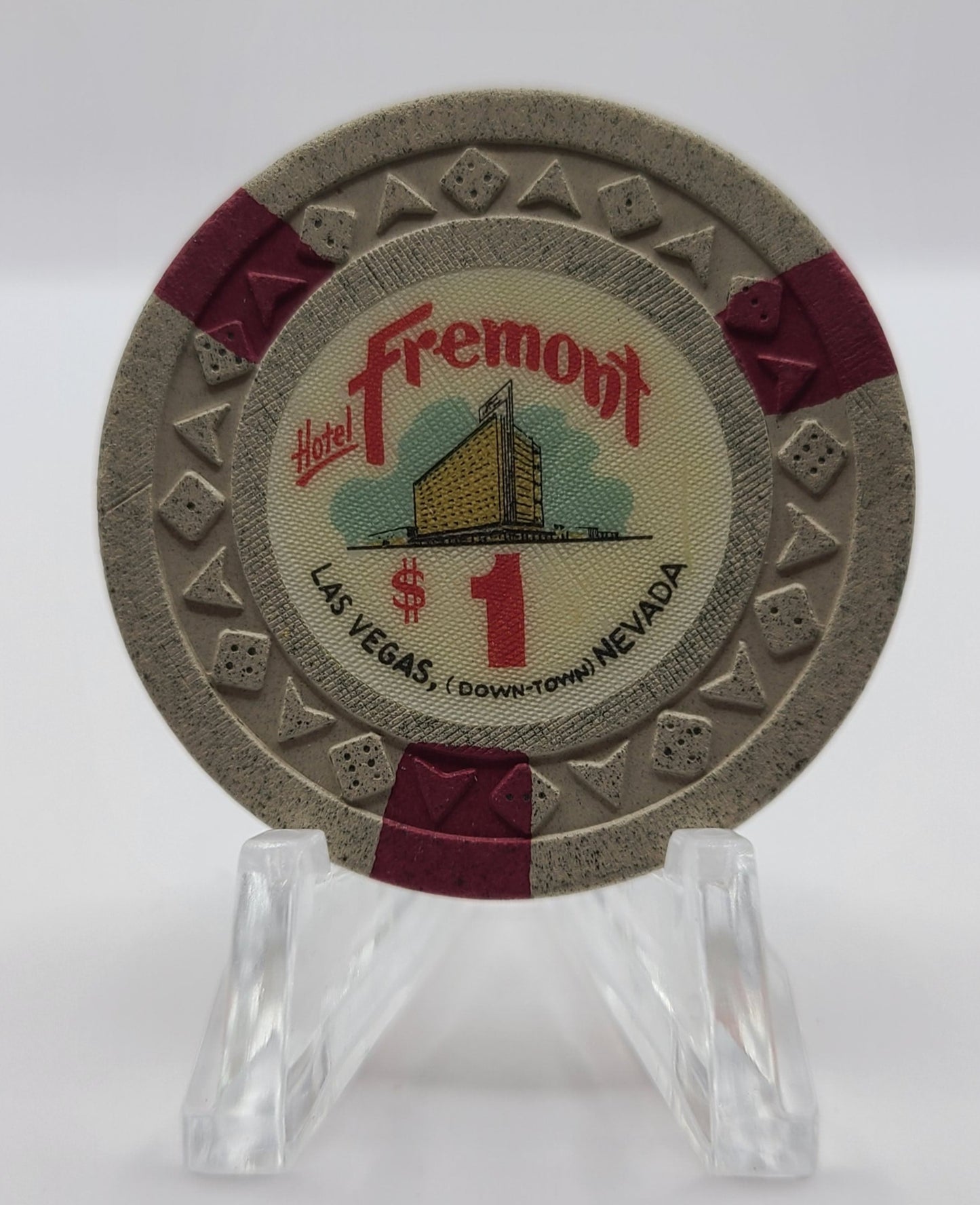 Fremont Casino Las Vegas Nevada 1960's $1 Chip