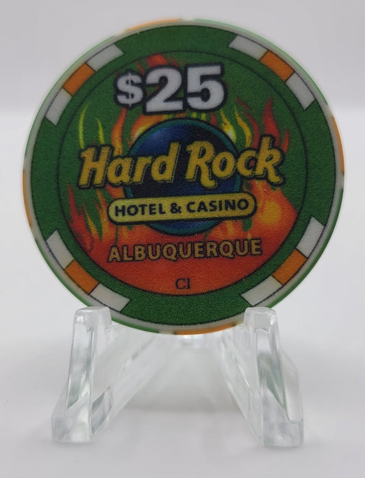 Hard Rock Hotel Casino Albuquerque New Mexico $25 Chip