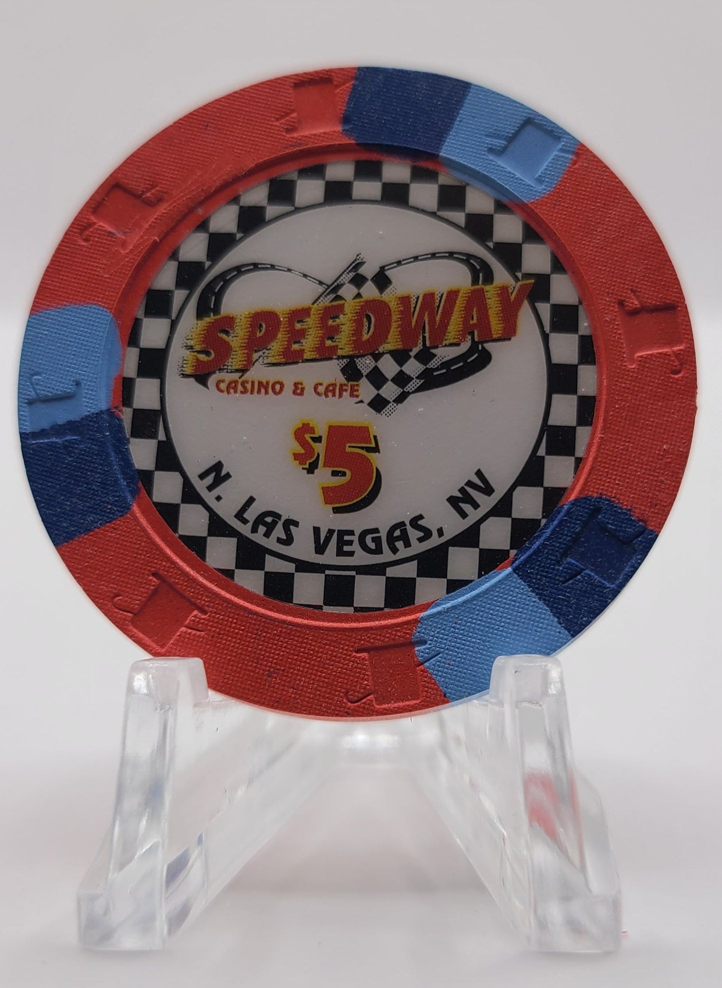 Speedway Casino Las Vegas Nevada 1999 $5 Chip "UNCIRCULATED"