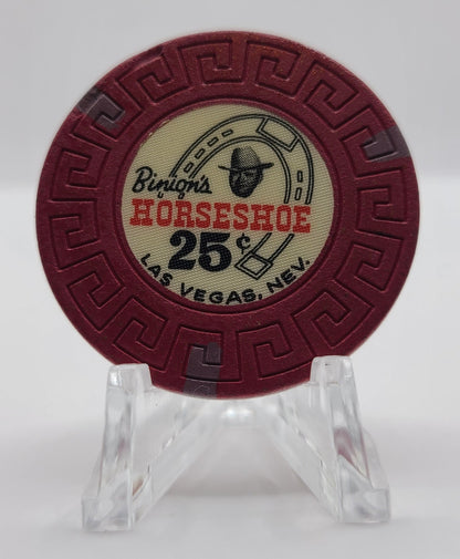 Horseshoe Club Binion's Las Vegas Nevada 1970's $.25 Chip N1764