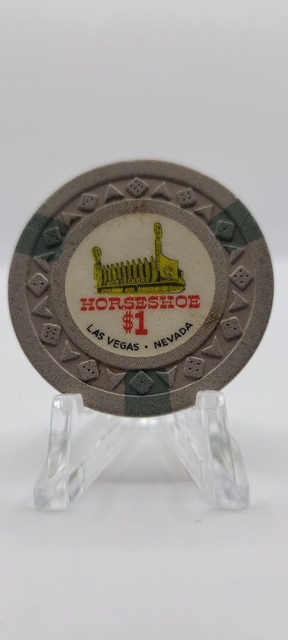 Horseshoe Club Binion's Las Vegas Nevada 1962 $1 Chip N1762