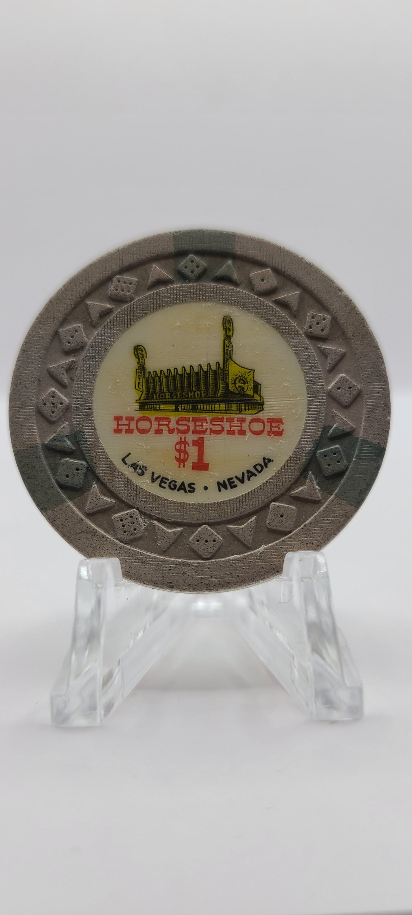 Horseshoe Club Binion's Las Vegas Nevada 1962 $1 Chip N1762