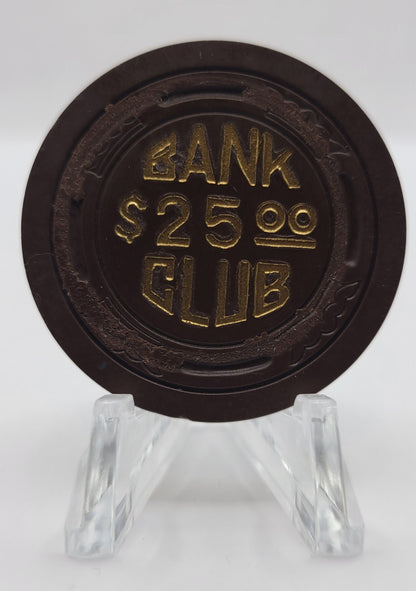 Bank Club Searchlight Nevada 1946 $25 Chip N4929