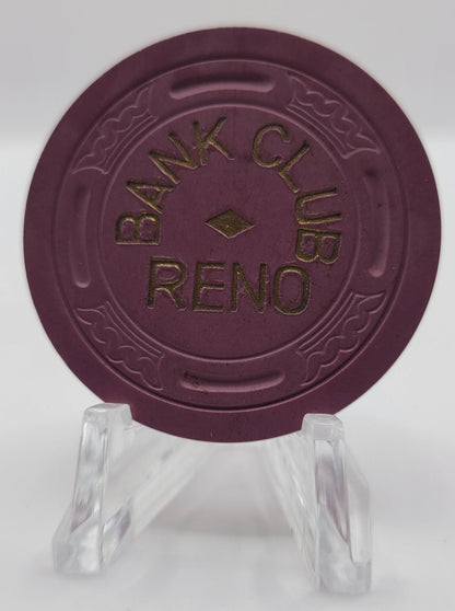 Bank Club Casino Reno Nevada 1946 $.25 Chip N4956