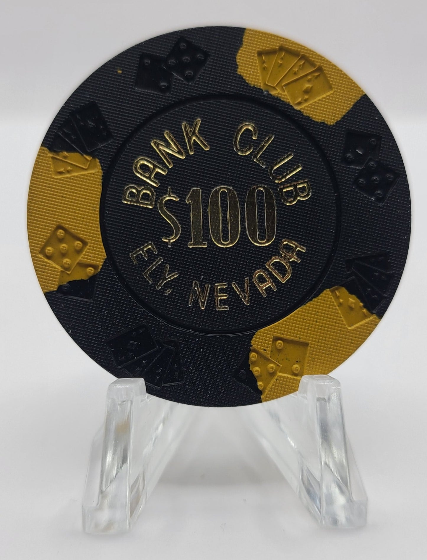 Bank Club Ely Nevada 1962 $100 Chip N3159