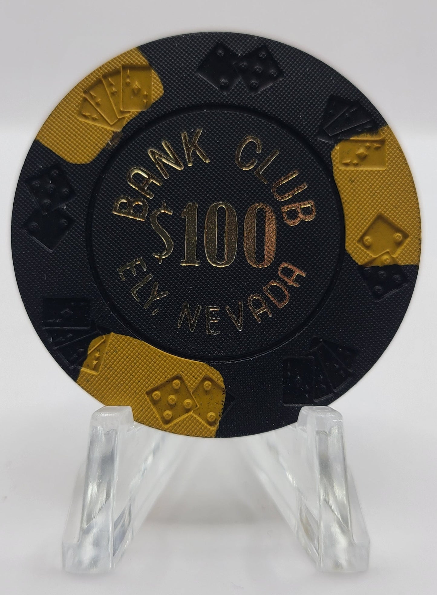 Bank Club Ely Nevada 1962 $100 Chip N3159