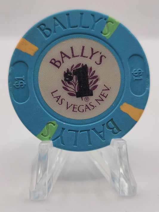 Bally’s Casino Las Vegas Nevada 1986 $1 Chip N1359