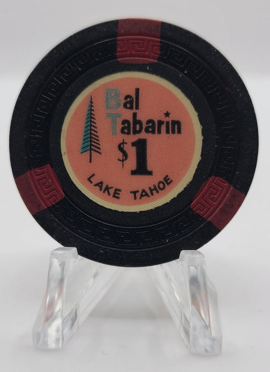 Bal Tabarin Casino Lake Tahoe Nevada 1958 $1 Chip N4941