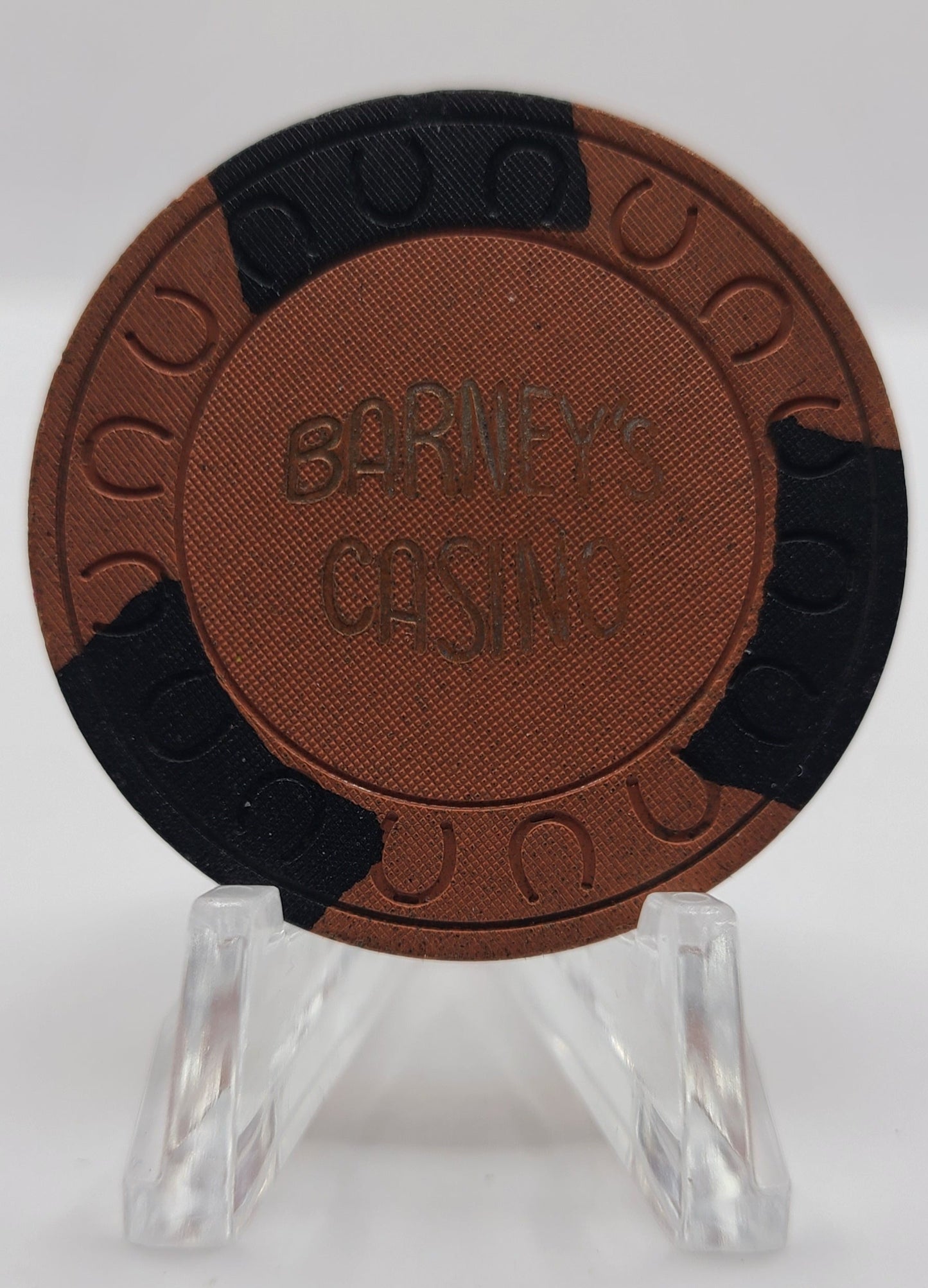 Barney's Casino Lake Tahoe Nevada 1980's "Roulette" Chip E3113