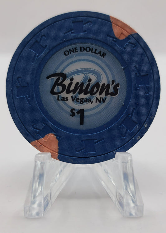 Binion's Gambling Hall Las Vegas Nevada 2013 $1 Chip D1304