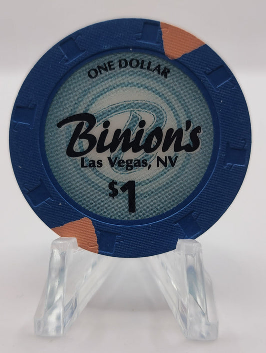 Binion's Gambling Hall Las Vegas Nevada 2005 $1 Chip E4371