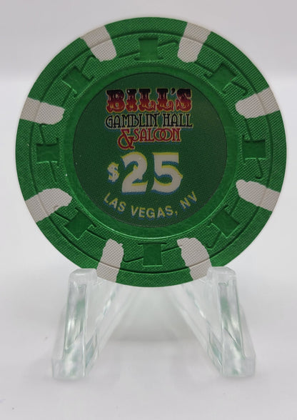 Bill's Gamblin Hall & Saloon Las Vegas Nevada 2007 $25 Chip "UNCIRCULATED"