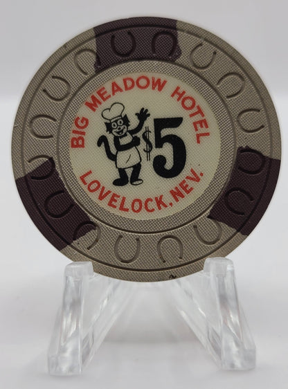 Big Meadow Club Lovelock Nevada 1962 $5 Chip N3175