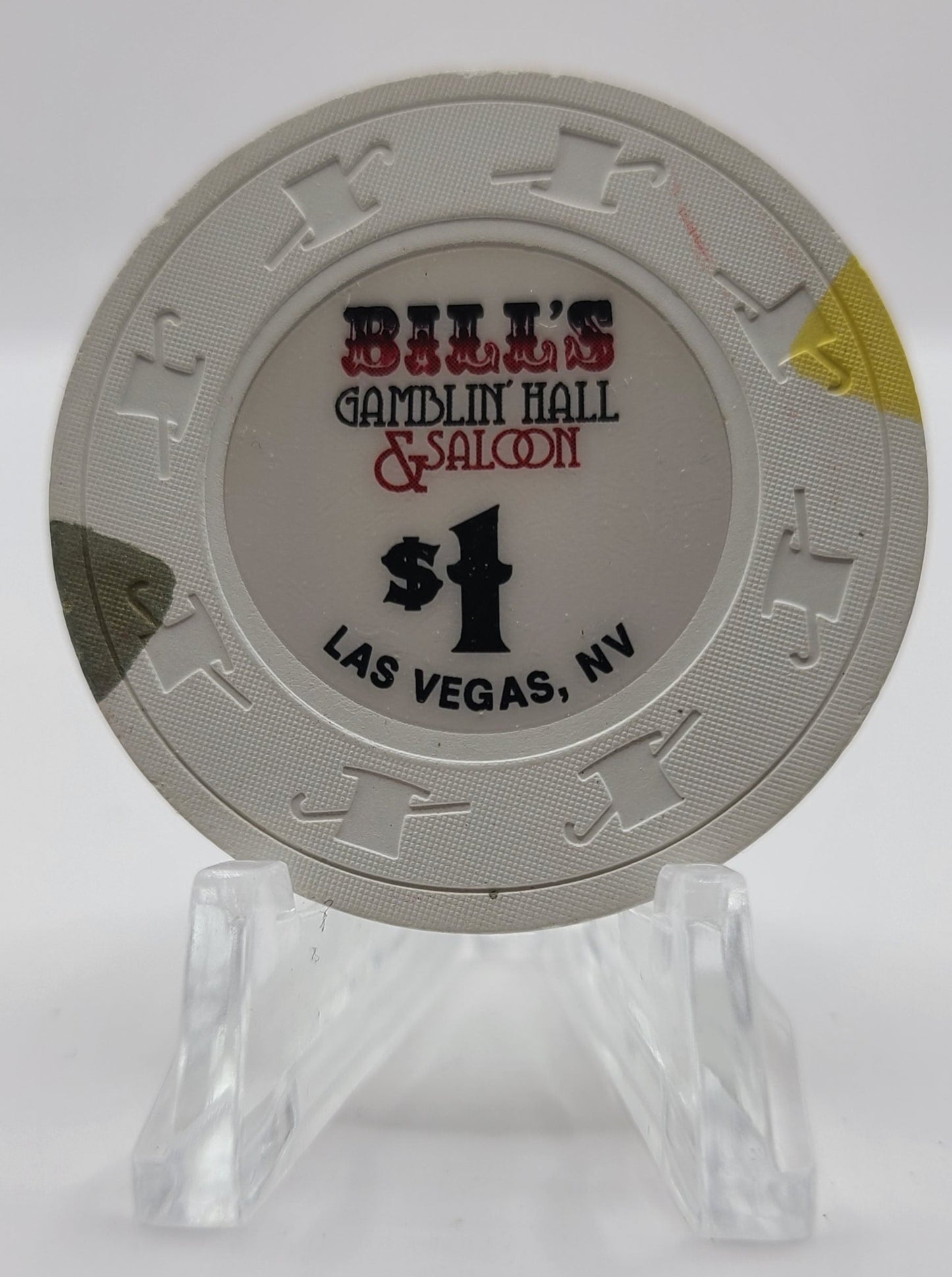 Bill's Gamblin Hall & Saloon Las Vegas Nevada 2007 $1 Chip E6015