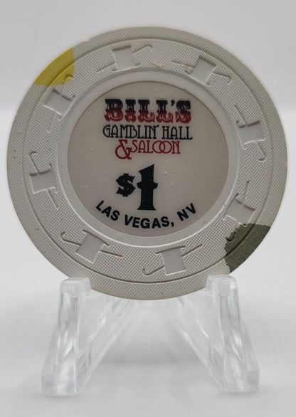 Bill's Gamblin Hall & Saloon Las Vegas Nevada 2007 $1 Chip E6015