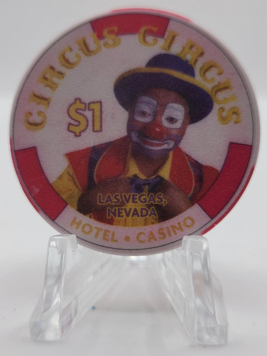 Circus Circus Casino Las Vegas Nevada 1999 $1 Chip V3866