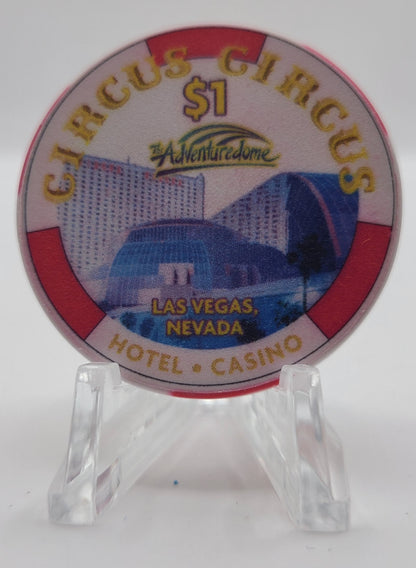 Circus Circus Casino Las Vegas Nevada 1999 $1 Chip V3866